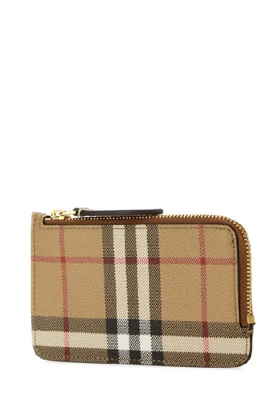 Burberry Woman Printed Canvas Card Holder