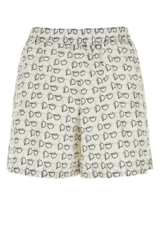 Burberry Woman Printed Silk Shorts