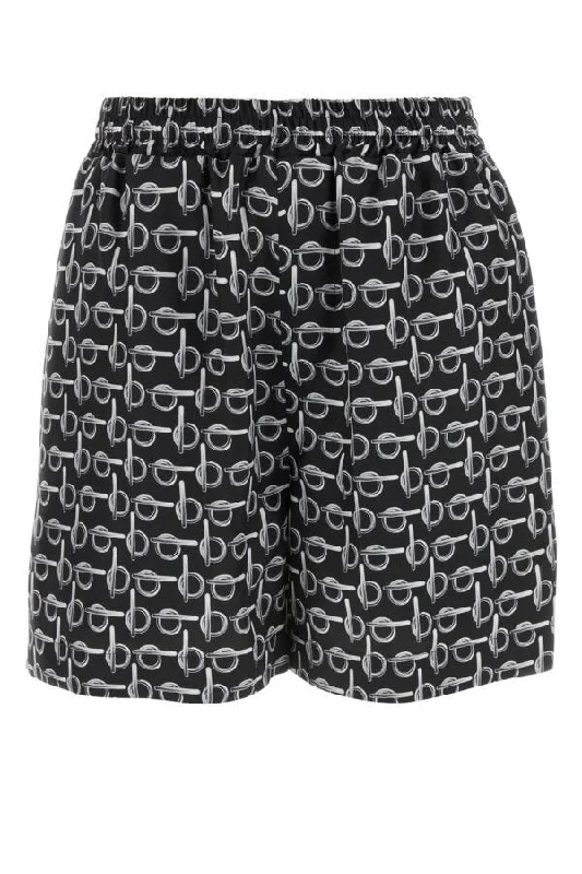 Burberry Woman Printed Silk Shorts