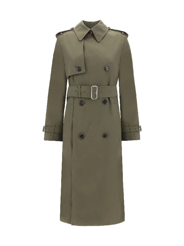 Burberry Women Breasted Trench Jacket