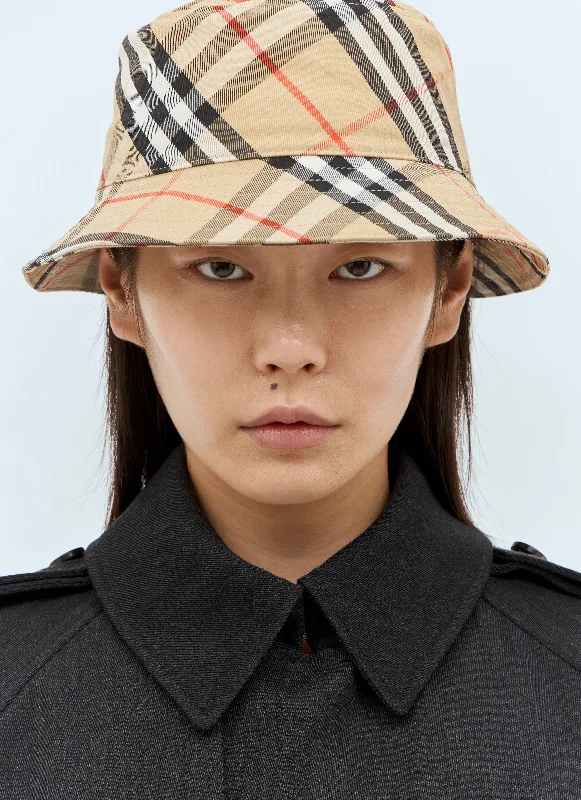 Burberry Women Check Bucket Hat