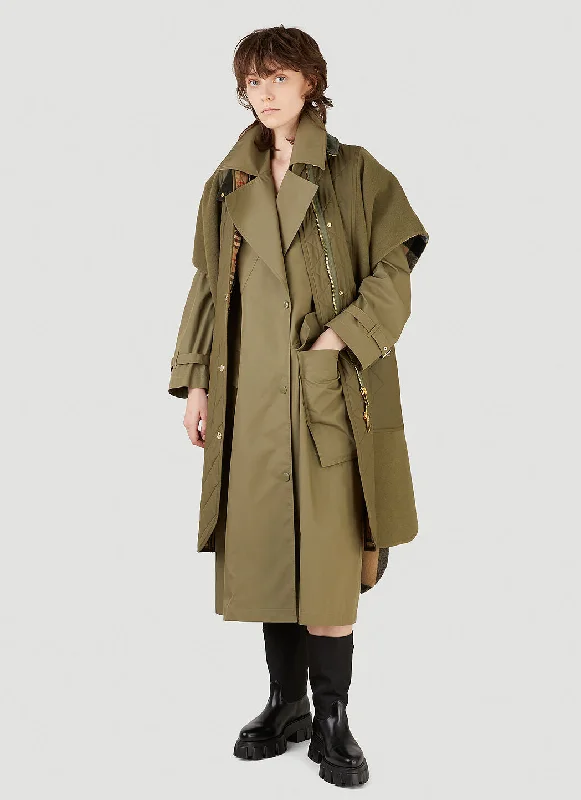 Burberry Women Oversized Trench Coat