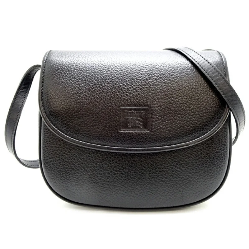 Burberry Women's Shoulder Bag Leather Black