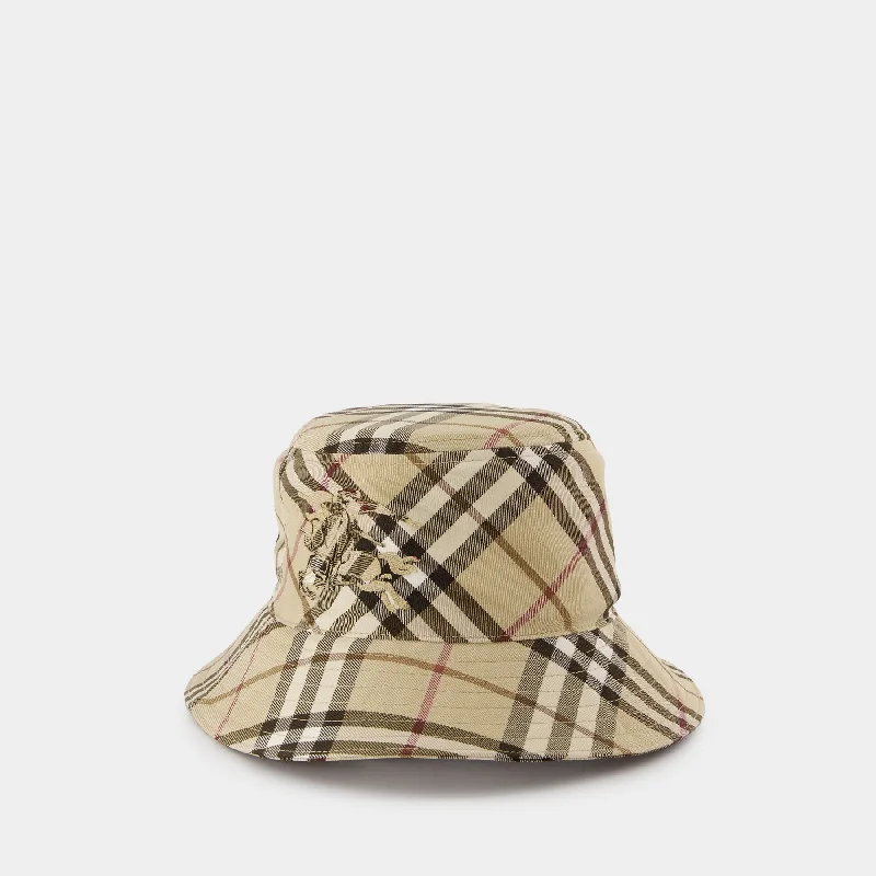 Essentials Check Scarf - Burberry - Synthetic - Neutral