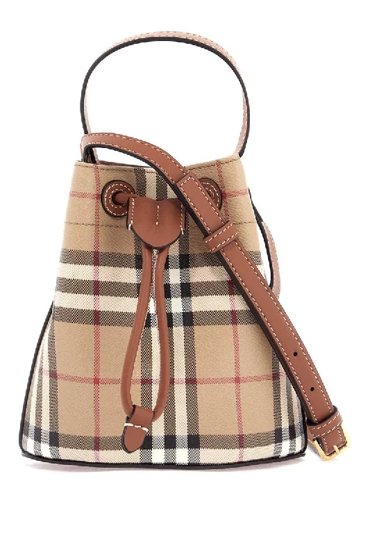 ered\n\ncheckered mini bucket bag