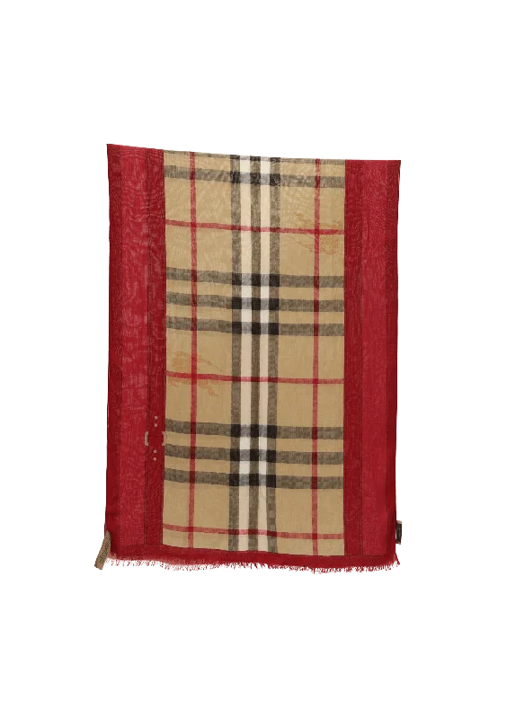 HAYMARKET CHECK SCARF