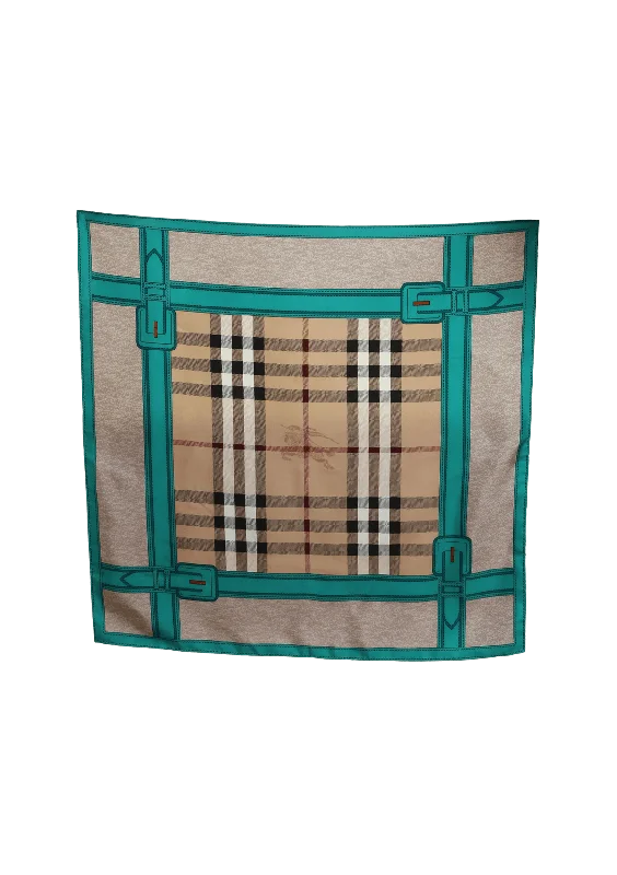 HAYMARKET CHECK SILK SCARF