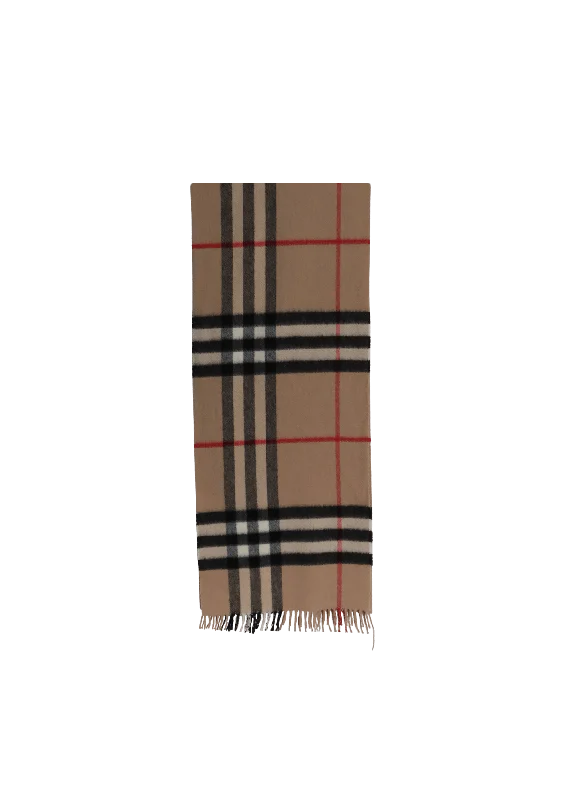 HOUSE CHECK FRINGE SCARF