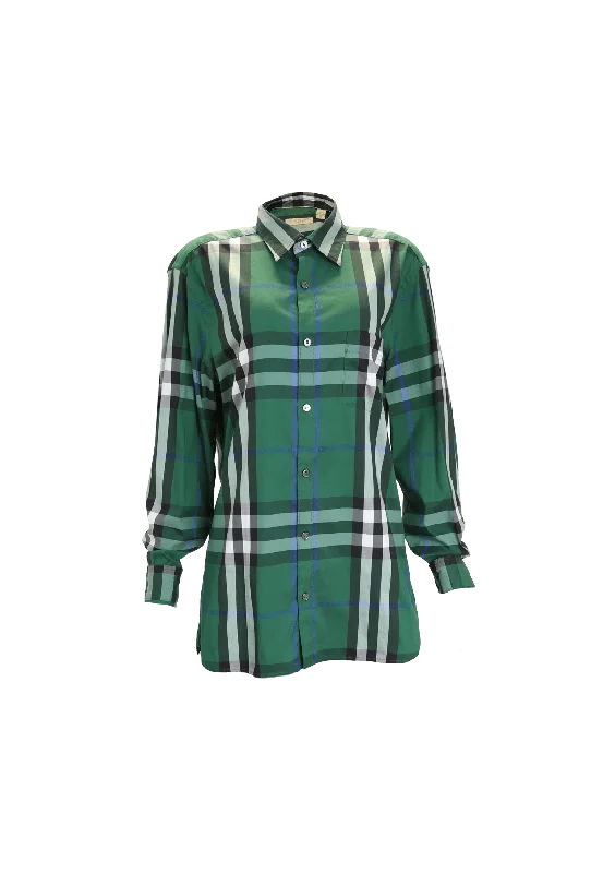 HOUSE CHECK LONG SLEEVE SHIRT M