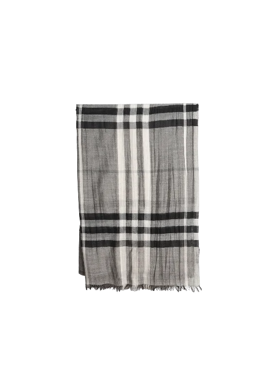 HOUSE CHECK SILK SCARF