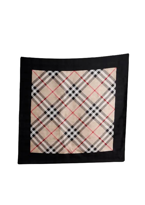 HOUSE CHECK SILK SCARF