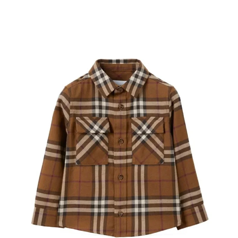 Infants Burberry Owen Check Shirt