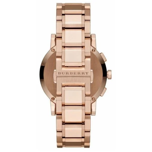 Ladies / Womens Swiss Rose Gold-Tone Stainless Steel Burberry Designer Watch BU9204