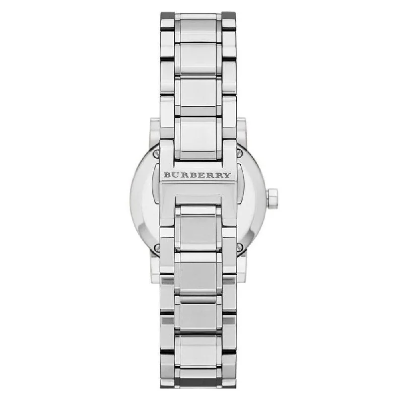 Ladies / Womens The City Silver Dial Stainless Steel Burberry Designer Watch BU9229