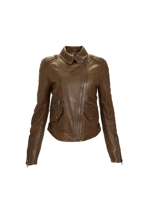 LEATHER JACKET 36