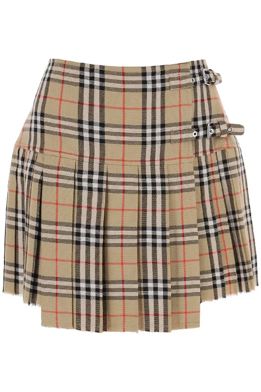 BURBERRY Minigonna Kilt Zoe In Burberry Check