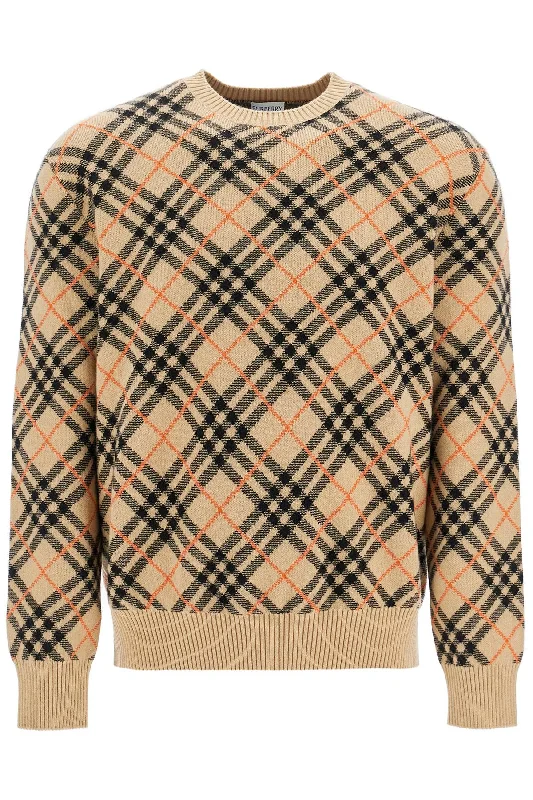 BURBERRY Pullover In Cashmere Check