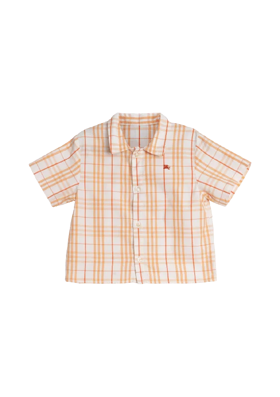 TODDLER HOUSE CHECK POLO SHIRT 12M