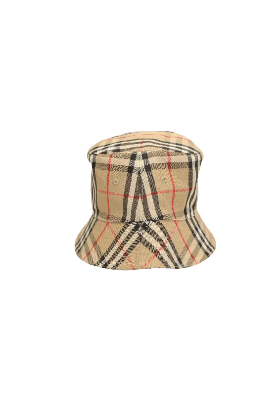 VINTAGE CHECK BUCKET HAT P