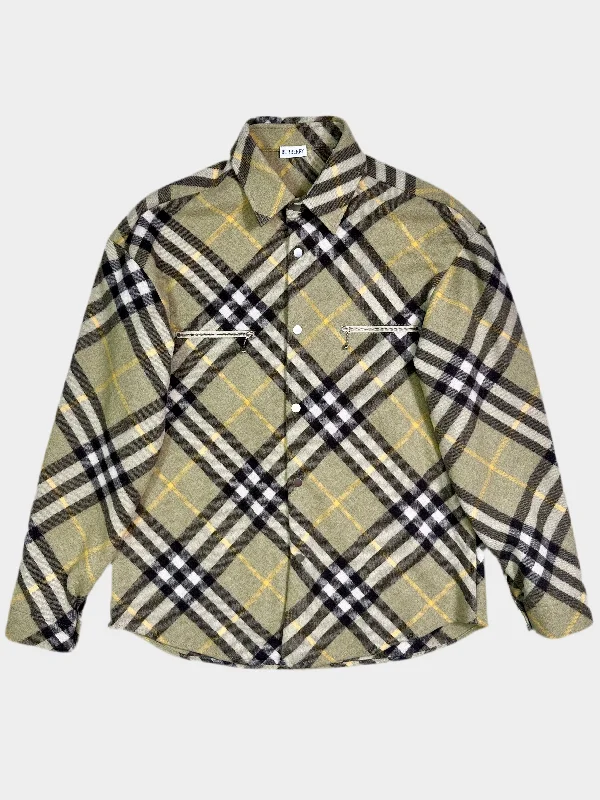 Wool Checked Jacket