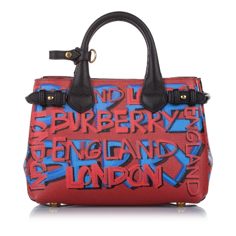 Burberry Banner Leather Satchel (SHG-14267)