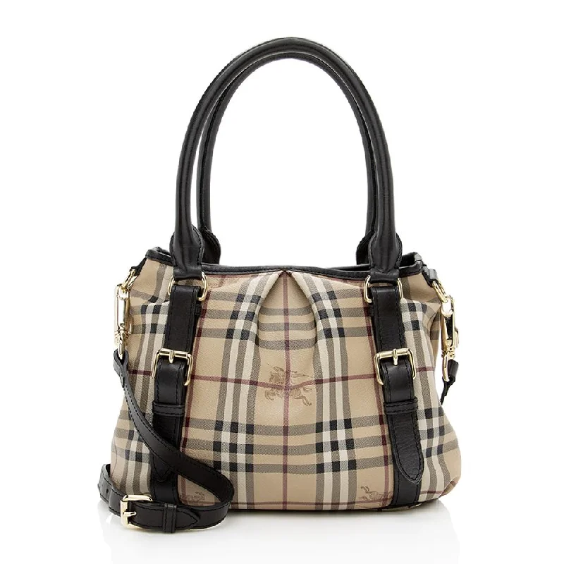 Burberry Haymarket Check Northfield Satchel (SHF-14052)