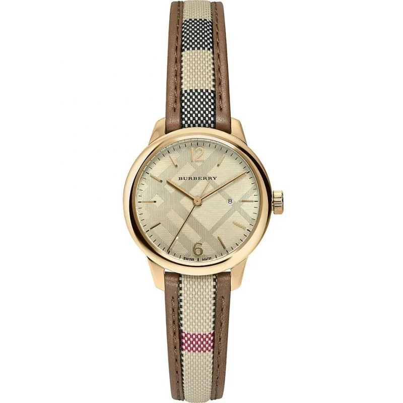 Burberry BU10114 Ladies The Classic Yellow Gold 32mm Watch