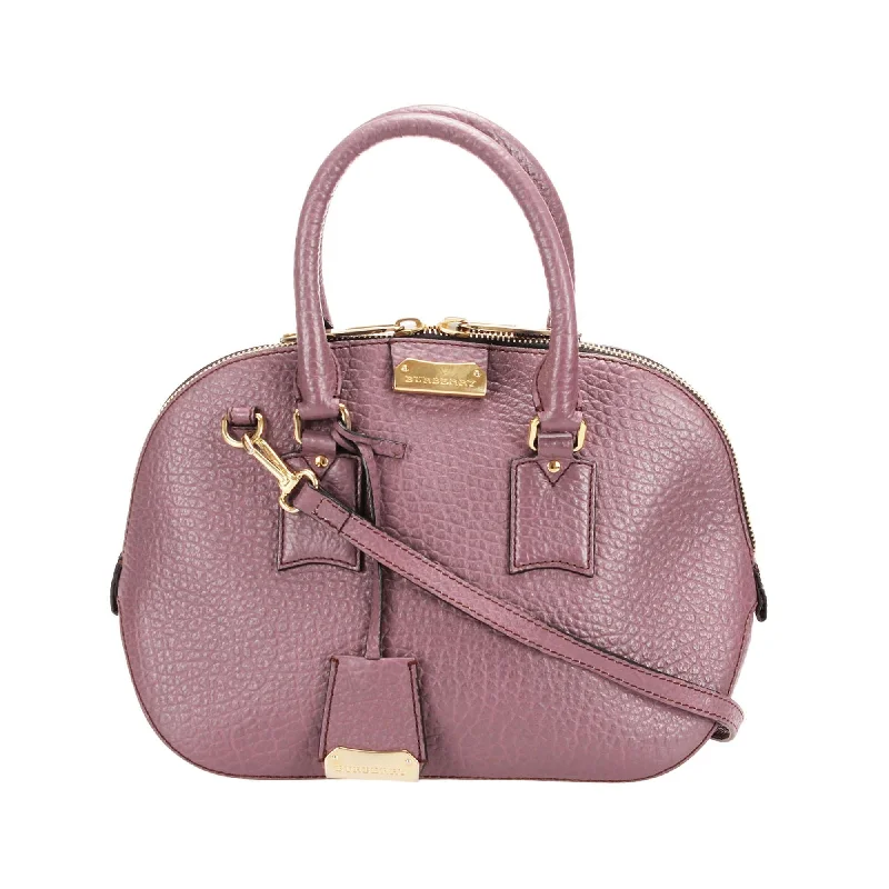 Burberry Leather Orchard Satchel (SHG-12496)