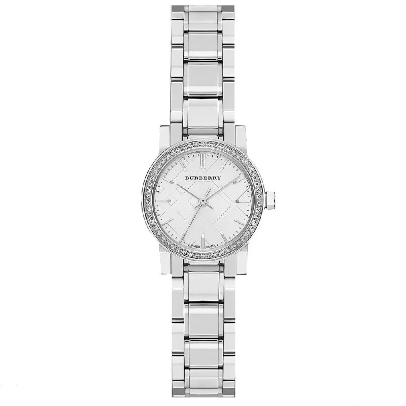 Burberry BU9220 Ladies The City Diamond White 26mm Watch